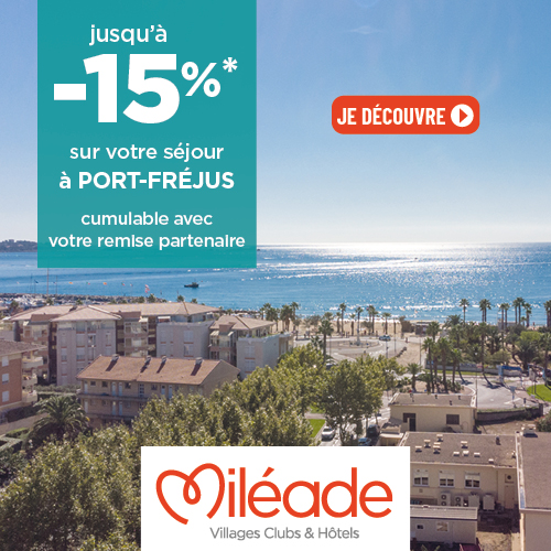 Offre duo à Port-Fréjus : -15% sur votre séjour à deux à Port-Fréjus - MILÉADE
