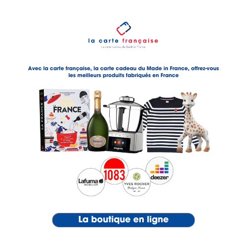 Remise de 5% sur les produits physiques dans la boutique en ligne - La carte française