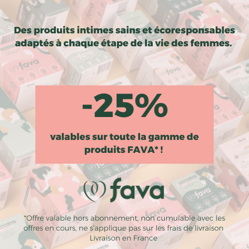 -25% sur toute la gamme de produits FAVA